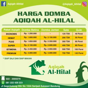 harga domba aqiqah di Bandung