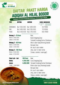 Cari Paket Aqiqah Bogor Bersertifikat MUI? Ya Aqiqah al Hilal Solusinya! Cari Paket Aqiqah Bogor Bersertifikat MUI? Ya Aqiqah al Hilal Solusinya!
