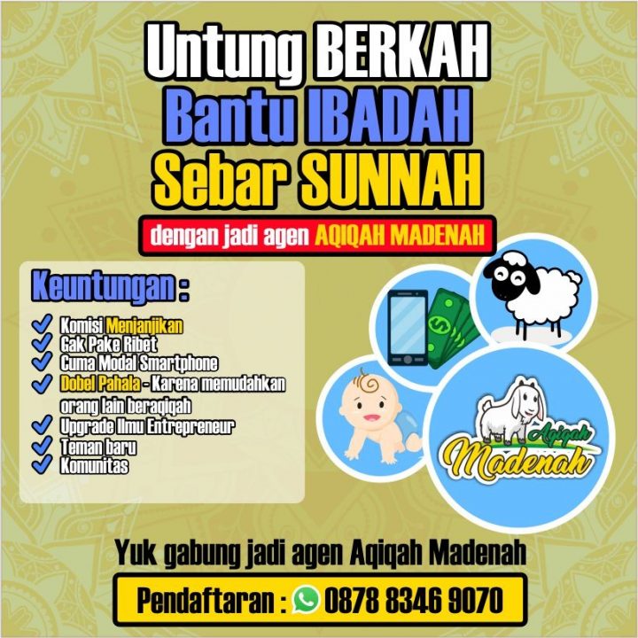 Dibuka, Keagenan (Mitra) Aqiqah al-Hilal Bandung 1